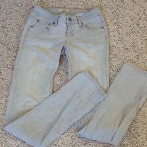 Gray wash jeans Sz O